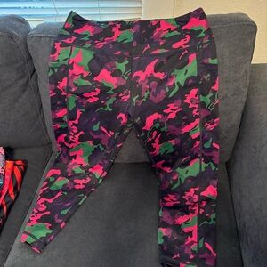 Constantly Varied Gear Women's Camo Leggings - Pink, Green, Black